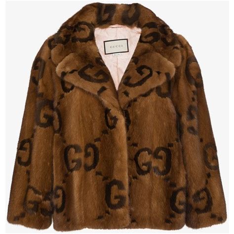 gucci logo fur jacket|Gucci men's coats.